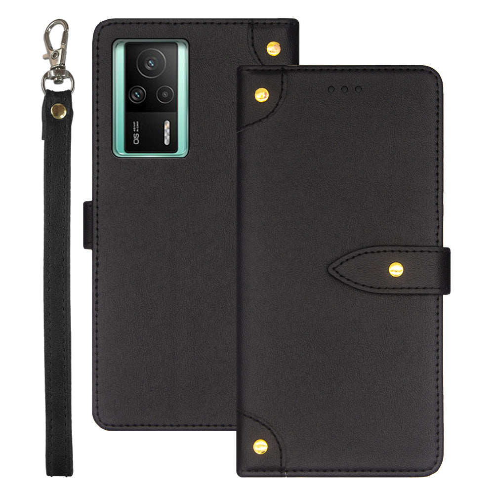 IDEWEI Protective Phone Case for Xiaomi Redmi K60E 5G PU Leather Stand Scratch-resistant Phone Cover with Card Slots IDEWEI Protective Phone Case for Xiaomi Redmi K60E 5G PU Leather Stand Scratch-resistant Phone Cover with Card Slots